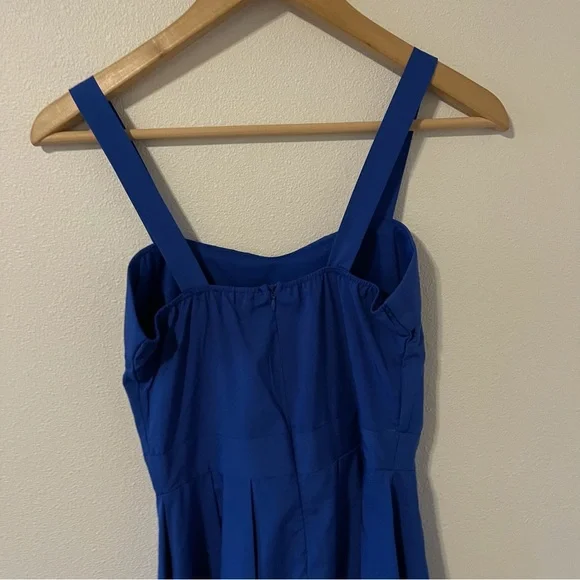 Lulu’s Coco Love Girlfriend Material Cobalt Blue Dress NWT-Small - Picture 6 of 9